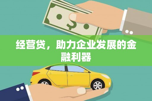 中埔经营贷，助力企业发展的金融利器