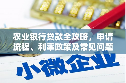 中埔农业银行贷款全攻略，申请流程、利率政策及常见问题解析