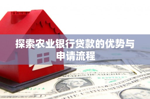 中埔探索农业银行贷款的优势与申请流程