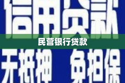 中埔民营银行贷款