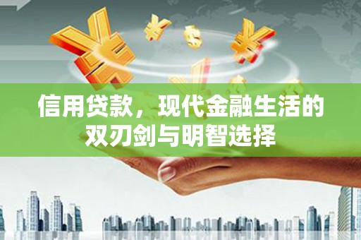 中埔信用贷款，现代金融生活的双刃剑与明智选择