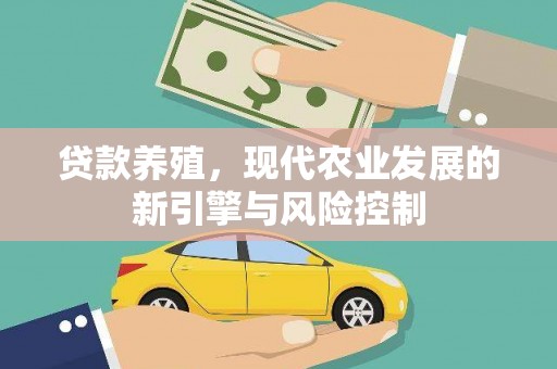中埔贷款养殖，现代农业发展的新引擎与风险控制