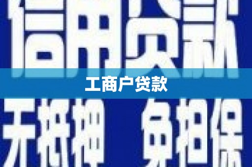 中埔工商户贷款