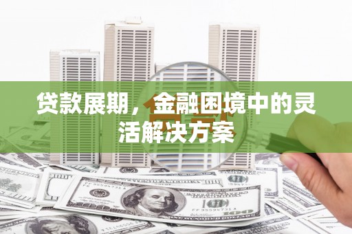 中埔贷款展期，金融困境中的灵活解决方案