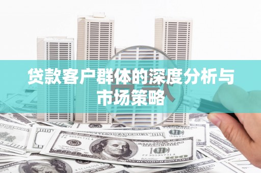中埔贷款客户群体的深度分析与市场策略