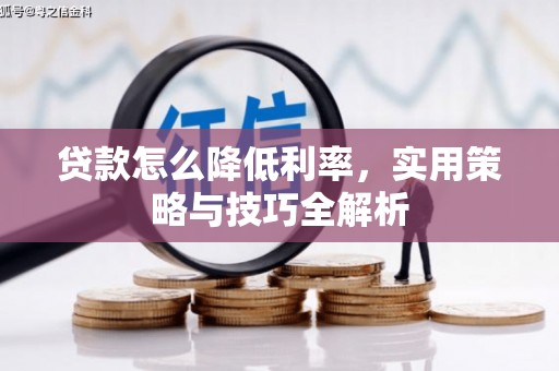 中埔贷款怎么降低利率，实用策略与技巧全解析