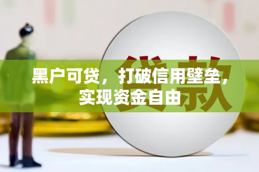 中埔黑户可贷，打破信用壁垒，实现资金自由