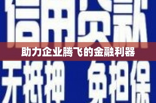 中埔助力企业腾飞的金融利器