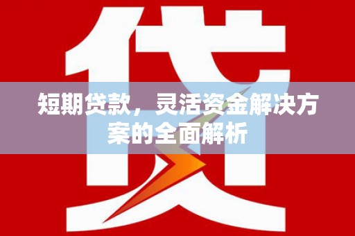 中埔短期贷款，灵活资金解决方案的全面解析