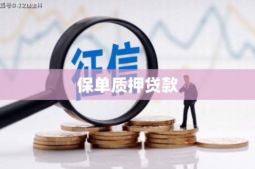 中埔保单质押贷款