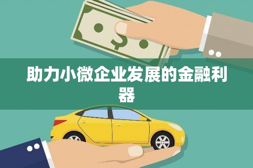 中埔助力小微企业发展的金融利器