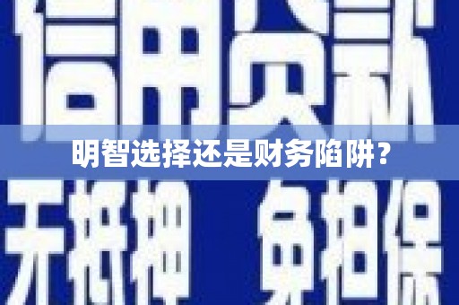 中埔明智选择还是财务陷阱？