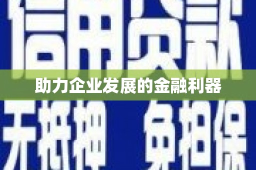 中埔助力企业发展的金融利器