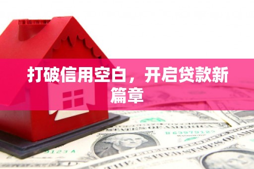 中埔打破信用空白，开启贷款新篇章